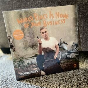 Morrissey Vinyl Record - World Peace Is None of Your Business